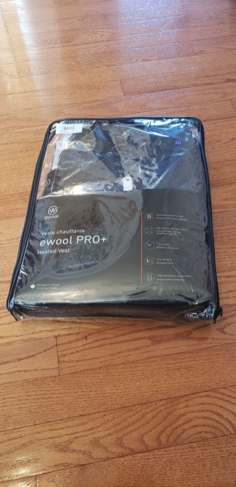 The vest comes packaged very nicely. Note the "designed in Canada" tag; it does seem better-adapted to the realities of winter riding than gear designed in the US. Photo: Zac Kurylyk