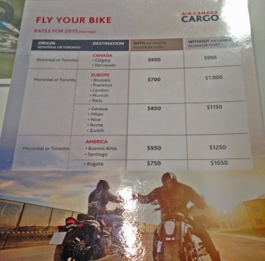 Apologies for the snapshot, but it's clear enough to see the actual prices and they seem pretty good to us.