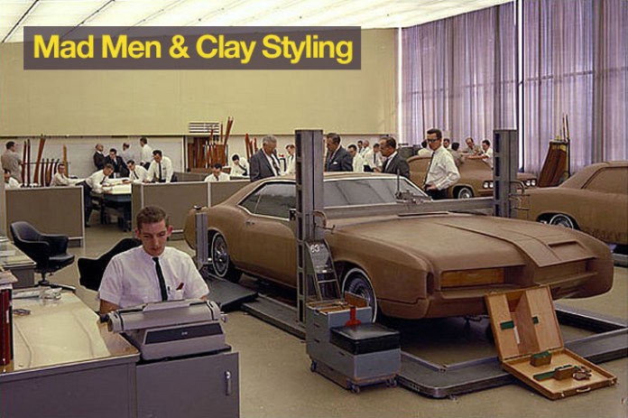 Inside General Motors in the 1960's when the cars of the future were modelled by men in crisp shirts and black ties. 