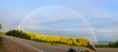 Rainbows start and end in Cape Breton. Who knew?