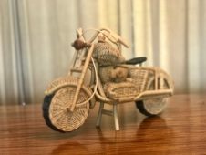 The wicker bike from Malaysia.