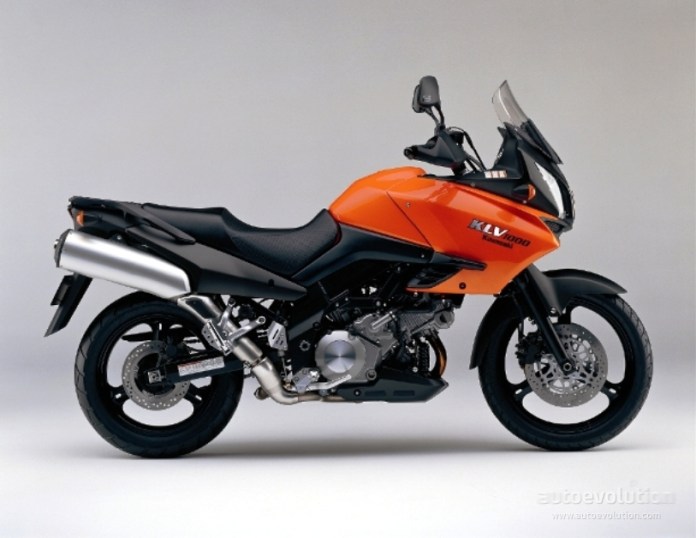 The only thing Kawasaki about the KLV1000 was the tank badge
