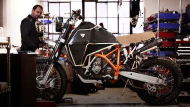 REV'IT has also been working on a customized adventure bike to promote their new gear line.