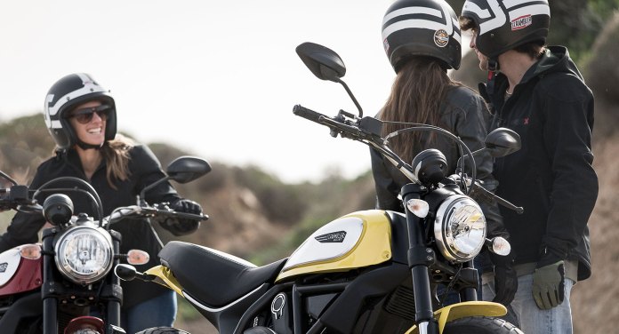Ducati Scrambler ads are contrived, but highly effective and convincing. This could be you and your friends...