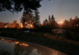 Moonshine over the pond (the lunar kind, not the homebrew kind). Photo: Zac Kurylyk