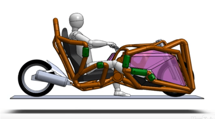 The coolest and safest motorcycle in the world, according to its designer.