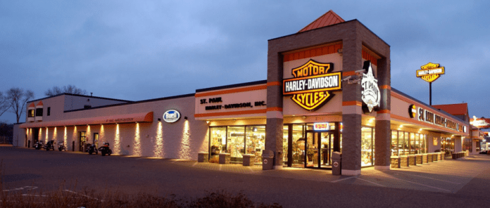 That is a single brand motorcycle shop the size of a large supermarket. Impressive. Also not cheap.